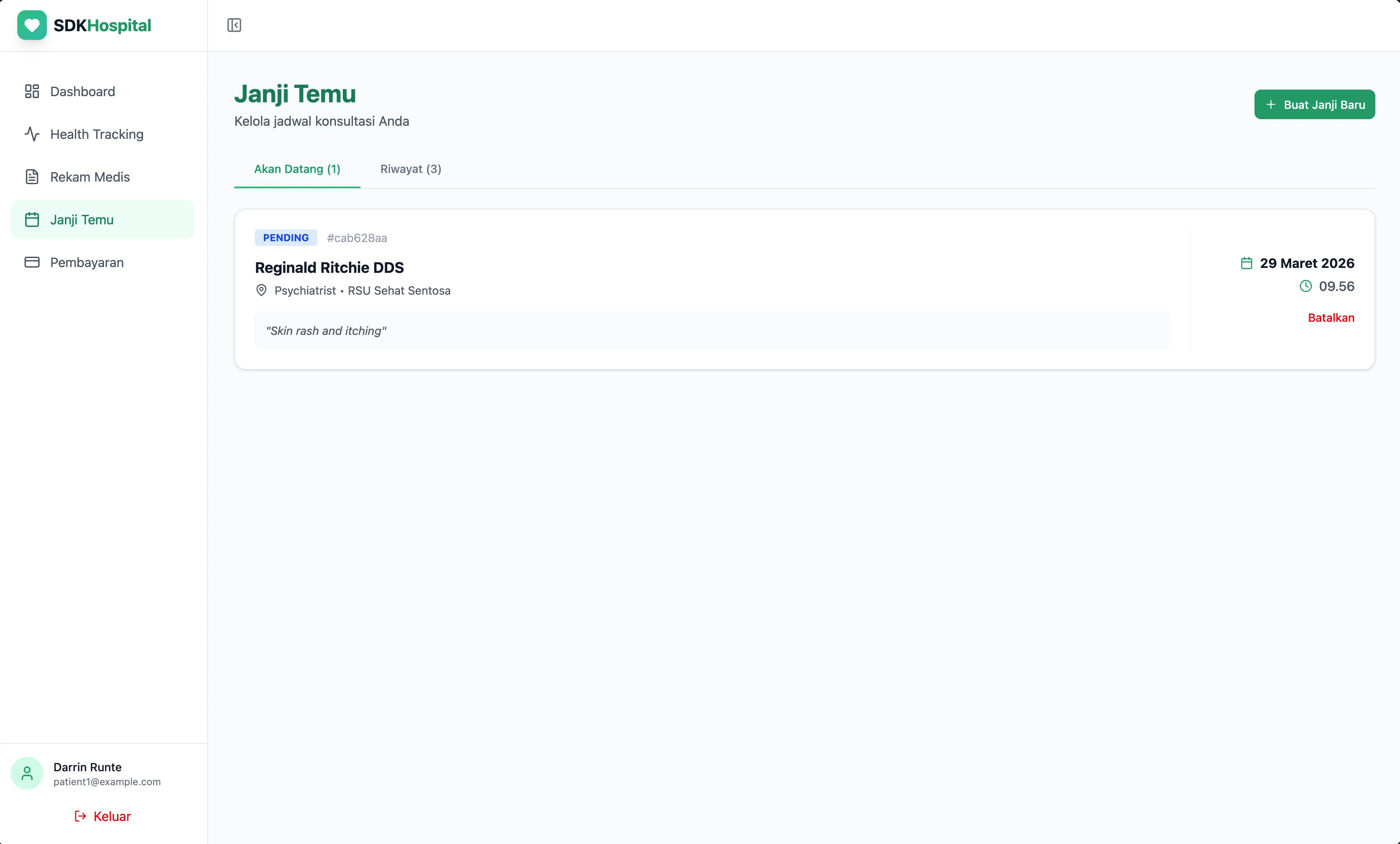 Patient wearable metrics and charts